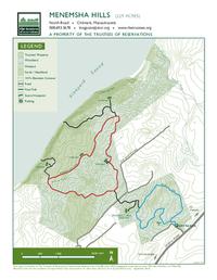 Map menemsha hills