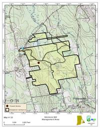 Map simmons mill pond WMA