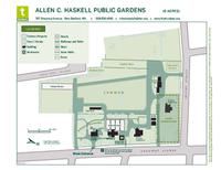 Map allen c haskell public gardens