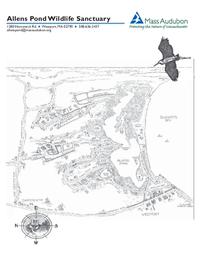 Map allens pond wildlife sanctuary
