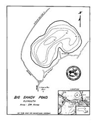 Map big sandy pond