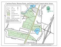 Map bourne farm cardoza farm wing pond woods