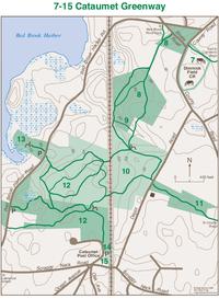 Map cataumet greenway