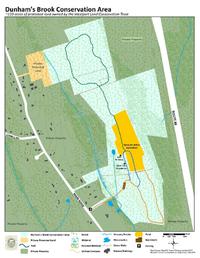 Map dunhams brook conservation area
