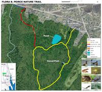 Map flora b peirce nature trail