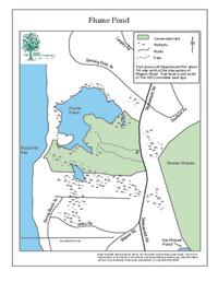 Map flume pond
