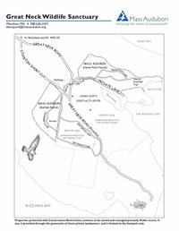 Map great neck wildlife sanctuary