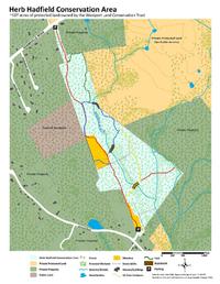 Map herb hadfield conservation area