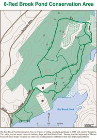Map red brook pond conservation area
