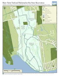 Map shaw farm trail